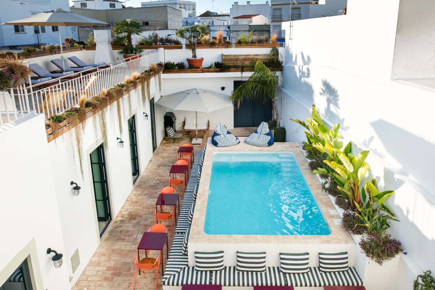 Casa Rosa Villa With Pool In Olhao Centre Dış mekan fotoğraf